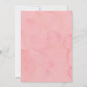 Coquette Blush Pink Spring woodland animals Einladung (Rückseite)