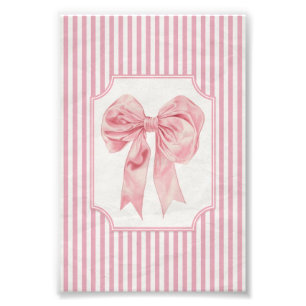 Coquette-Bogen-Babyzimmer-Wandkunst-Druck Fotodruck