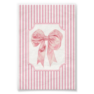 Coquette-Bogen-Babyzimmer-Wandkunst-Druck Fotodruck