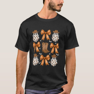 Coquette-Bogen-Geist-Cowboy-Western-Gruselige-Sais T-Shirt