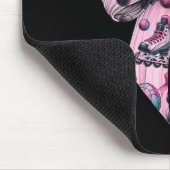 Coquette-Bogen Inline-Hockey-Spielerin Mädchen Mut Mousepad (Ecke)