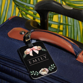 Coquette Bogen Wasserfarbe Gepäckanhänger