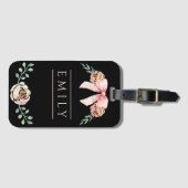 Coquette Bogen Wasserfarbe Gepäckanhänger (Vorderseite (Horizontal))