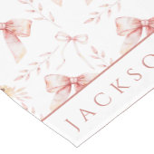 Coquette Bogen Wasserfarbe Kurzer Tischläufer (Ecke)