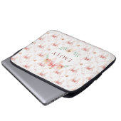 Coquette Bogen Wasserfarbe Laptopschutzhülle (Vorne Knopf)