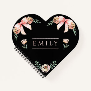 Coquette Bogen Wasserfarbe Notizblock