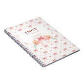 Coquette Bogen Wasserfarbe Notizblock (Rechte Seite)