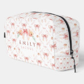 Coquette Bogen Wasserfarbe Waschbeutel (Rechte Ecke)