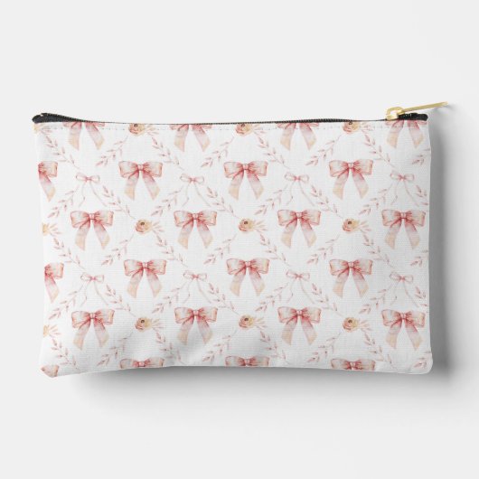 Coquette Bogen Wasserfarbe Zubehörtasche (Rückseite)