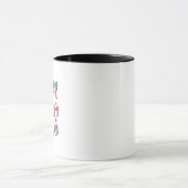 Coquette Bow 4. Juli USA Patriotic Tasse (Zentrum)