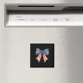 Coquette Bow 4. Juli Wir Fahne Gott verschüttet se Magnet (In Situ (Geschirrspüler))
