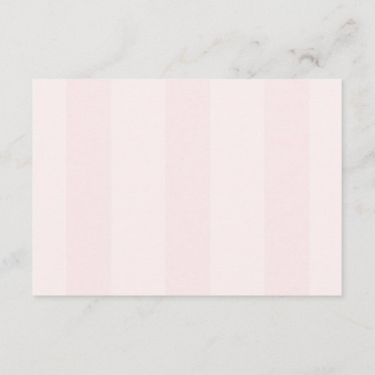 Coquette Bow Abschluss Ratschläge und Wünsche Begleitkarte (Rückseite)