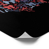 Coquette Bow America Karte 4. Juli Unabhängigkeit Poster (Ecke)