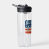 Coquette Bow American Flag Wasserfarbe 4. Juli Trinkflasche (Rechts)