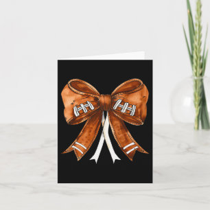 Coquette Bow American Footll Erntedank Herbst F Karte