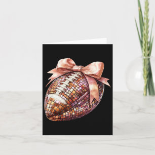 Coquette Bow American Footll Game Day Erntedank Karte