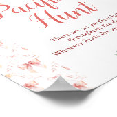 Coquette Bow Baby Dusche Schnuller Poster (Ecke)