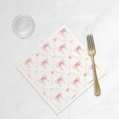 Coquette bow Baby Dusche Serviette