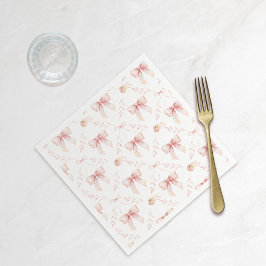 Coquette bow Baby Dusche Serviette