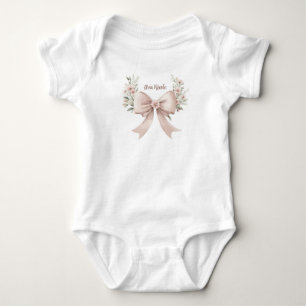 Coquette Bow Baby Strampler
