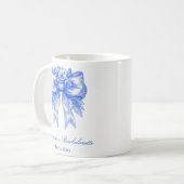 Coquette Bow Bachelorette Kaffeetasse (Vorderseite Links)