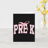 Coquette Bow Back to School Happy Karte (Gelbe Blume)