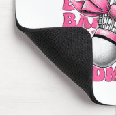 Coquette Bow Badminton Player Shuttle Girl Mama Bu Mousepad (Ecke)