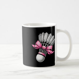 Coquette Bow Badminton Shuttle Pink Ribbon Mama Gi Kaffeetasse