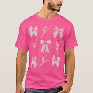 Coquette Bow Ballett Tanzlehrerin Coquette Frauen T-Shirt