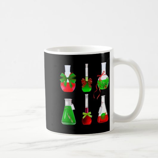 Coquette Bow Beakers Chemistry Lab Tech Scientist  Kaffeetasse (Rechts)