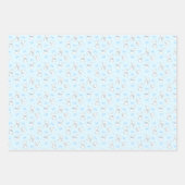 Coquette Bow Bunny Bear Cherry Geschenkpapier Set (Vorderseite)