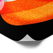Coquette Bow Candy Corn Women Girls Kids Halloween Poster (Ecke)