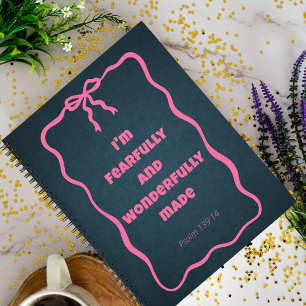 Coquette Bow Christlich Religious Spiral Notebook Notizblock