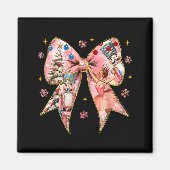Coquette Bow Christmas Nutcracker Ballet Festive W Magnet (Vorne)