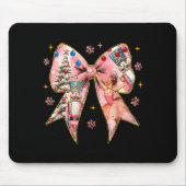 Coquette Bow Christmas Nutcracker Ballet Festive W Mousepad (Vorne)