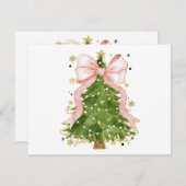 Coquette Bow Christmas Tree Holiday Giro Outfit W (Vorne/Hinten)