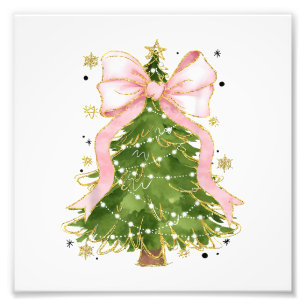 Coquette Bow Christmas Tree Holiday Giro Outfit W Fotodruck