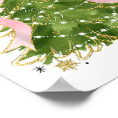 Coquette Bow Christmas Tree Holiday Giro Outfit W Poster (Ecke)