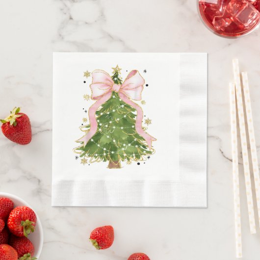 Coquette Bow Christmas Tree Holiday Giro Outfit W Serviette (Beispiel)