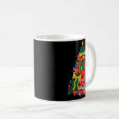 Coquette Bow Christmas Tree Preppy Christmas Girly Kaffeetasse (VorderseiteRechts)