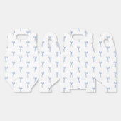 Coquette Bow Etwas Blue Brautparty Gefallen Geschenkschachtel (Ungeklappt)