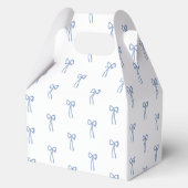 Coquette Bow Etwas Blue Brautparty Gefallen Geschenkschachtel (Rückseite)