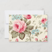 Coquette Bow Extravagant ONE Girl 1. Geburtstag Dankeskarte (Rückseite)