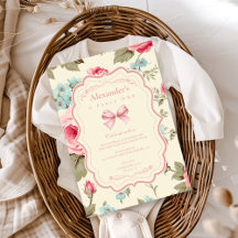 Coquette Bow Extravagant ONE Girl 1. Geburtstag