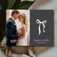 Coquette Bow Foto Wedding Danke