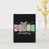 Coquette Bow Frohe Weihnachten Weihnachten Weihnac Karte (Gelbe Blume)