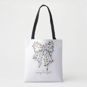 Coquette Bow fröhliche und helle Tasche (Vorderseite)