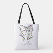 Coquette Bow fröhliche und helle Tasche (Rückseite)