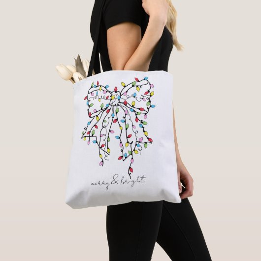 Coquette Bow fröhliche und helle Tasche (Von Nahem)