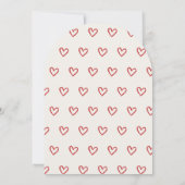 Coquette Bow Galentine's Day Invitation Einladung (Rückseite)